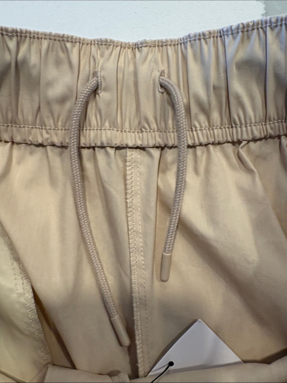 Nike High Rise Curve Pants ~ Medium ~ Hemp/White - Picture 7 of 11